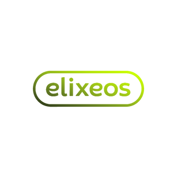 Elixeos.com logo, a brandable .com business name for sale