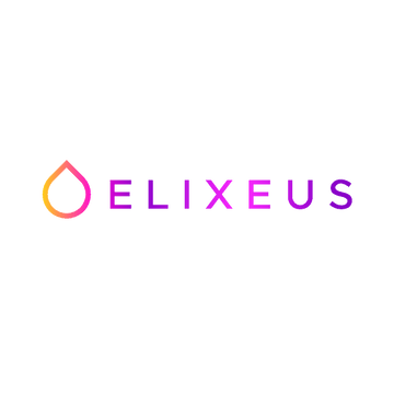 Elixeus.com logo, a brandable .com business name for sale