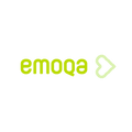 Emoqa.com logo, a brandable .com business name for sale
