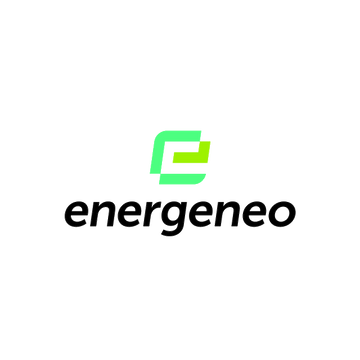 Energeneo.com logo, a brandable .com business name for sale