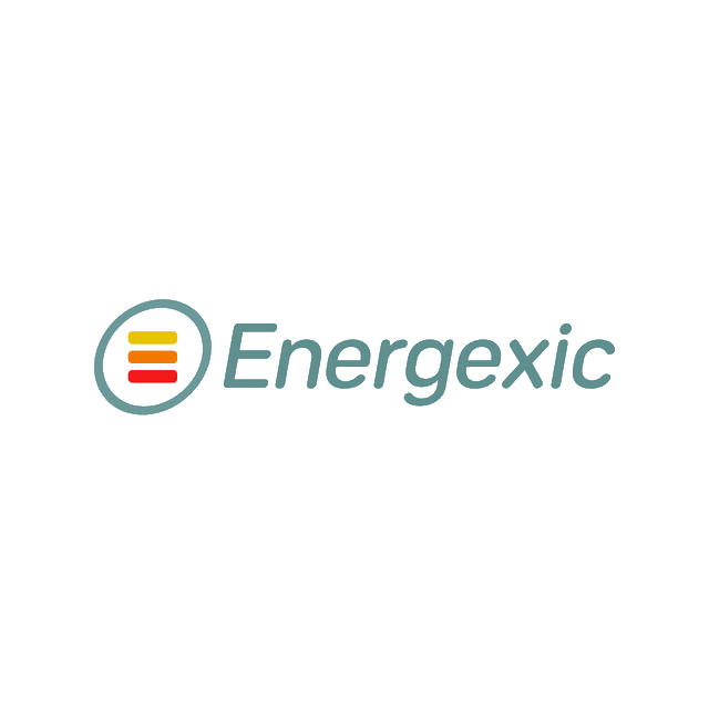 Energexic.com logo, a brandable .com business name for sale