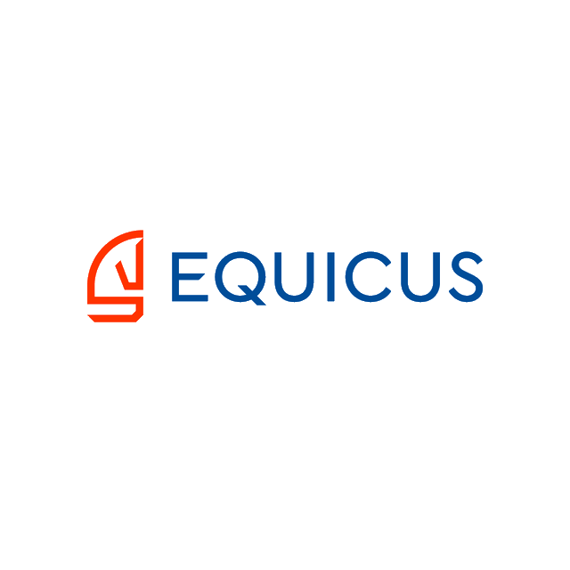 Equicus.com logo, a brandable .com business name for sale