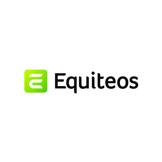 Equiteos.com logo, a brandable .com business name for sale