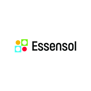 Essensol.com logo, a brandable .com business name for sale