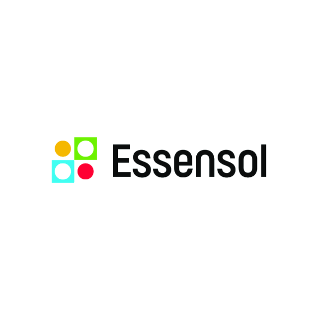 Essensol.com logo, a brandable .com business name for sale