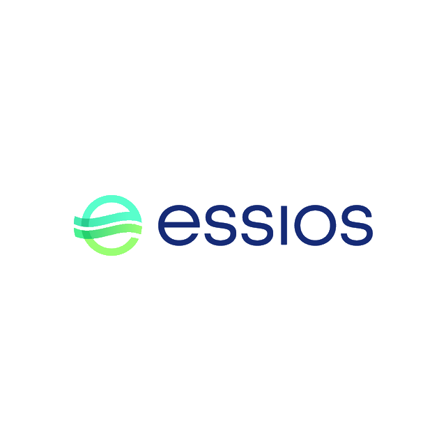 Essios.com logo, a brandable .com business name for sale
