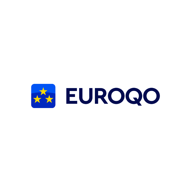 Euroqo.com logo, a brandable .com business name for sale