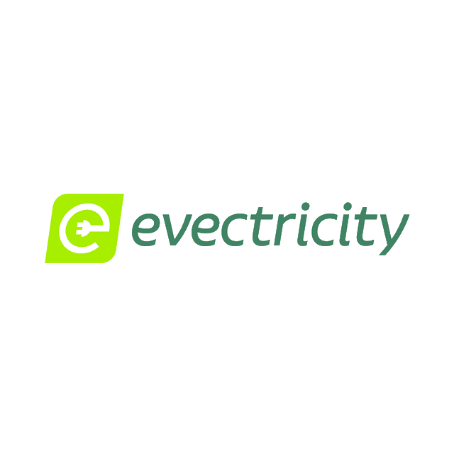 Evectricity.com logo, a brandable .com business name for sale