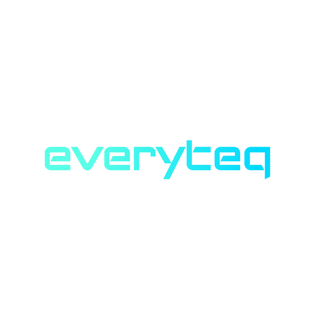 Everyteq.com logo, a brandable .com business name for sale
