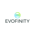 Evofinity.com logo, a brandable .com business name for sale