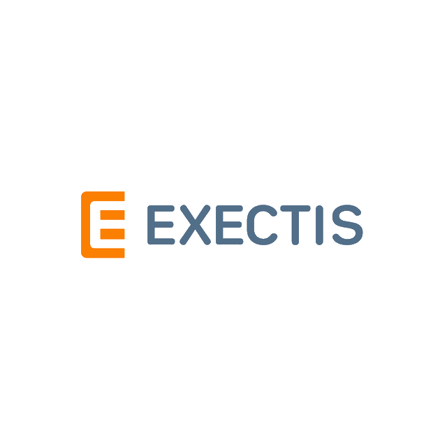 Exectis.com logo, a brandable .com business name for sale