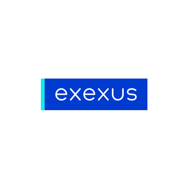 Exexus.com logo, a brandable .com business name for sale