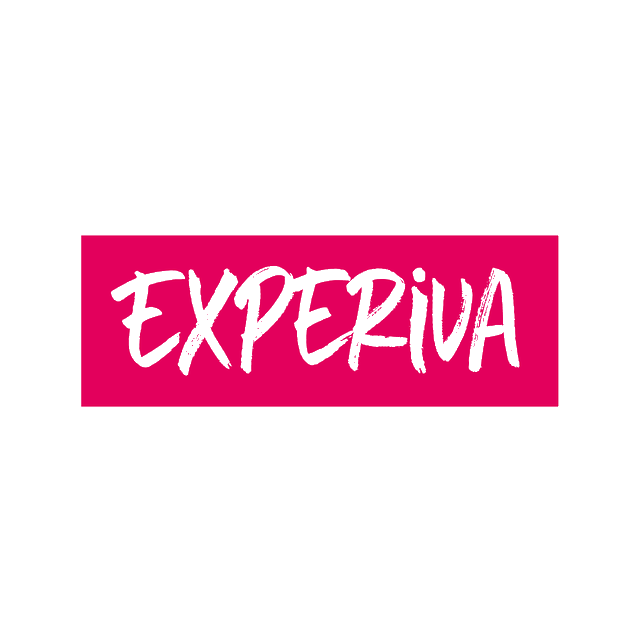 Experiva.com logo, a brandable .com business name for sale