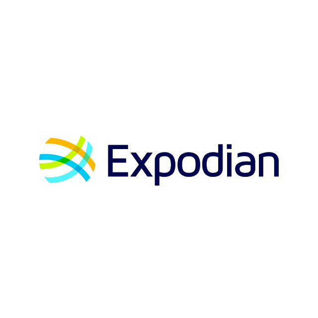 Expodian.com logo, a brandable .com business name for sale