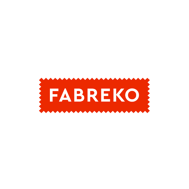 Fabreko.com logo, a brandable .com business name for sale