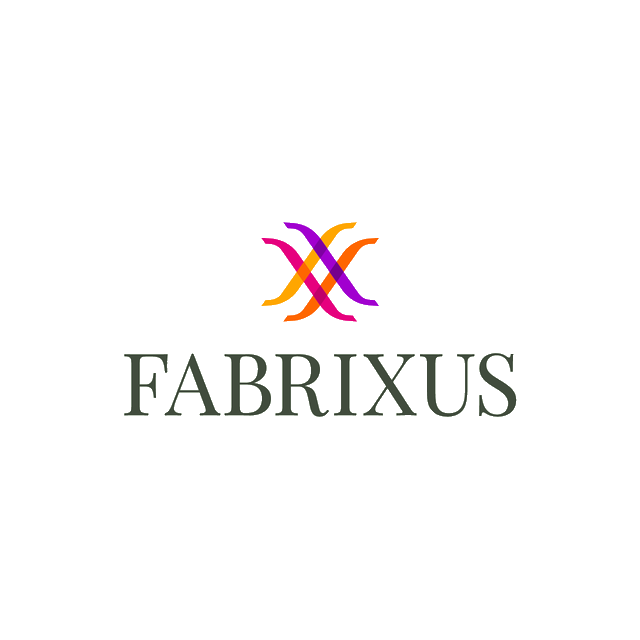 Fabrixus.com logo, a brandable .com business name for sale