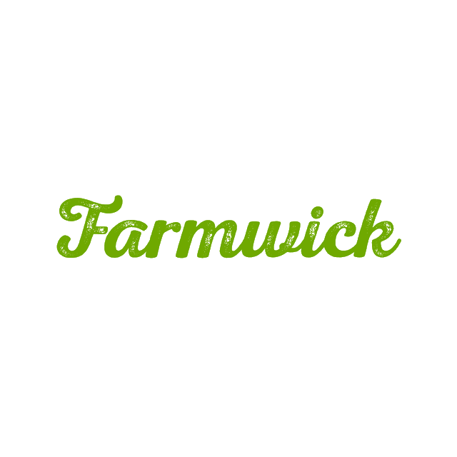 Farmwick.com logo, a brandable .com business name for sale