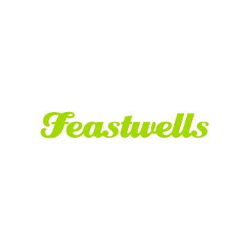 Feastwells.com logo, a brandable .com business name for sale