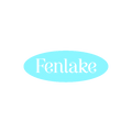 Fenlake.com logo, a brandable .com business name for sale