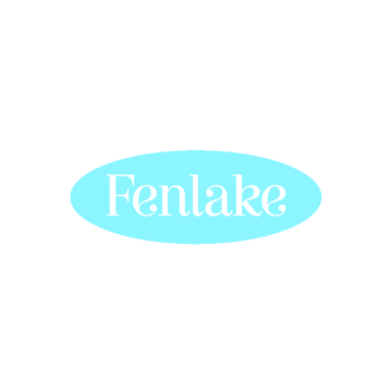 Fenlake.com logo, a brandable .com business name for sale