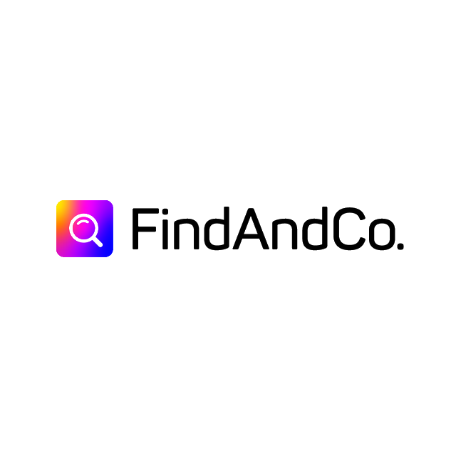 FindAndCo.com logo, a brandable .com business name for sale
