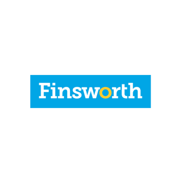 Finsworth.com logo, a brandable .com business name for sale