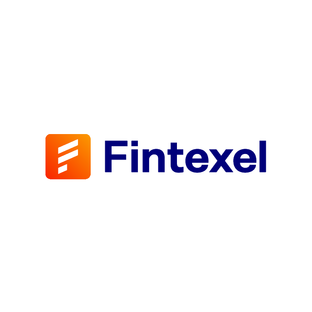 Fintexel.com logo, a brandable .com business name for sale