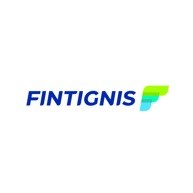 Fintignis.com logo, a brandable .com business name for sale