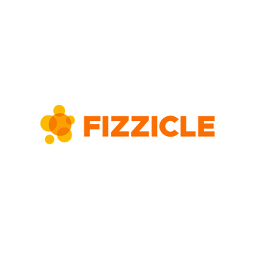 Fizzicle.com logo, a brandable .com business name for sale