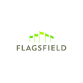 Flagsfield.com logo, a brandable .com business name for sale