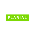 Flarial.com logo, a brandable .com business name for sale