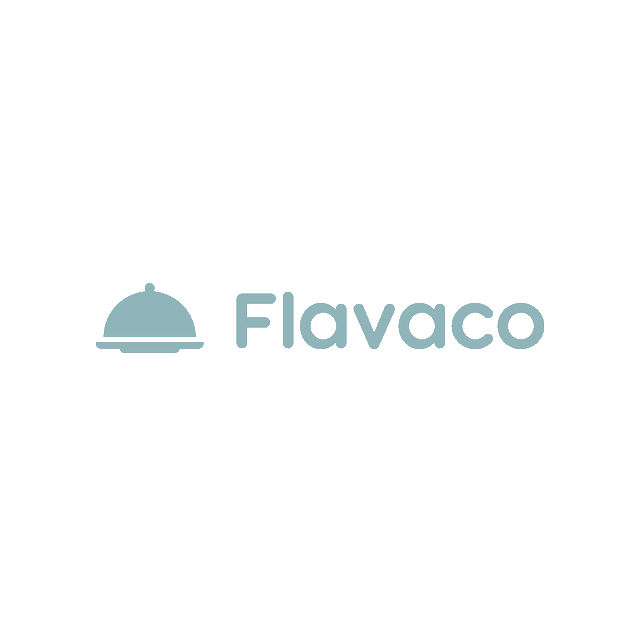 Flavaco.com logo, a brandable .com business name for sale