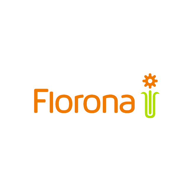 Florona.com logo, a brandable .com business name for sale
