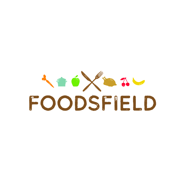 Foodsfield.com logo, a brandable .com business name for sale