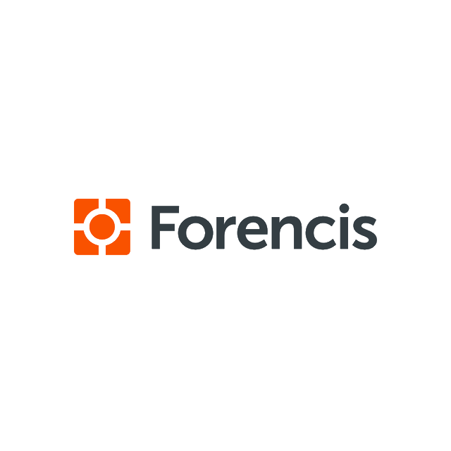 Forencis.com logo, a brandable .com business name for sale