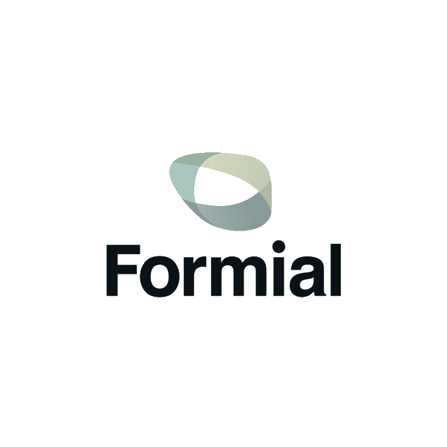 Formial.com logo, a brandable .com business name for sale