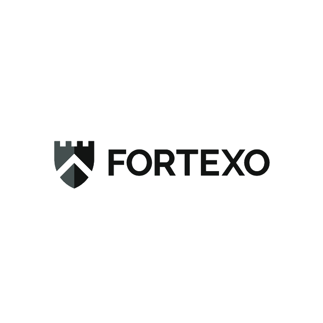 Fortexo.com logo, a brandable .com business name for sale