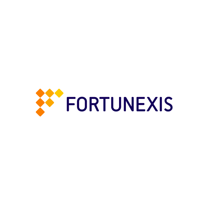 Fortunexis.com logo, a brandable .com business name for sale