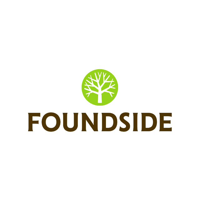Foundside.com logo, a brandable .com business name for sale