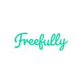 Freefully.com logo, a brandable .com business name for sale