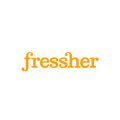 Fressher.com logo, a brandable .com business name for sale
