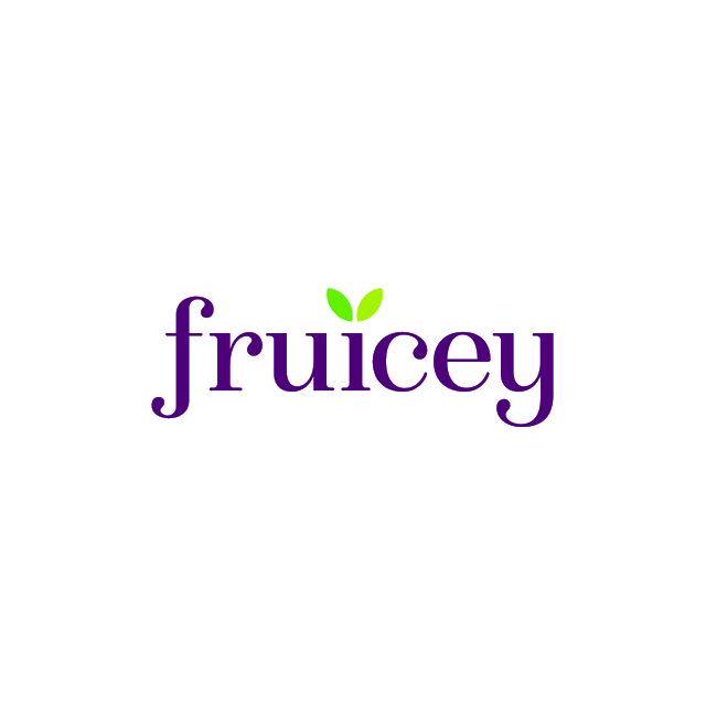Fruicey.com logo, a brandable .com business name for sale