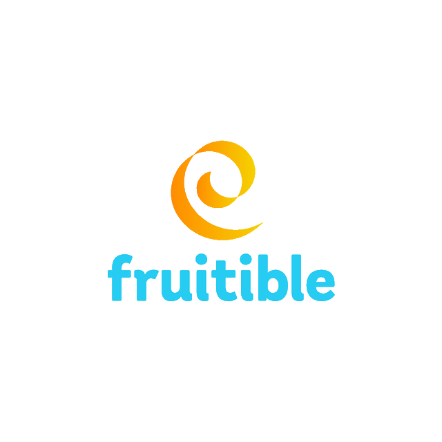 Fruitible.com logo, a brandable .com business name for sale