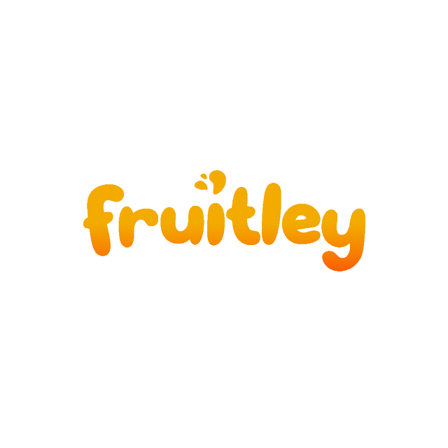 Fruitley.com logo, a brandable .com business name for sale