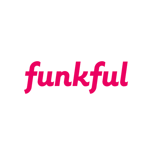 Funkful.com logo, a brandable .com business name for sale