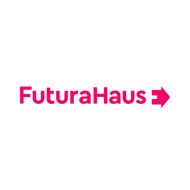 FuturaHaus.com logo, a brandable .com business name for sale