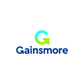 Gainsmore.com logo, a brandable .com business name for sale