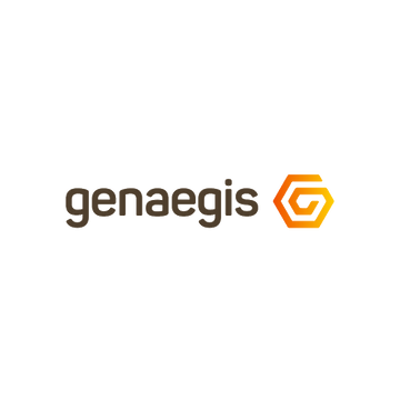 Genaegis.com logo, a brandable .com business name for sale