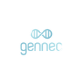 Gennec.com logo, a brandable .com business name for sale