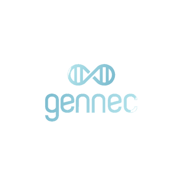 Gennec.com logo, a brandable .com business name for sale